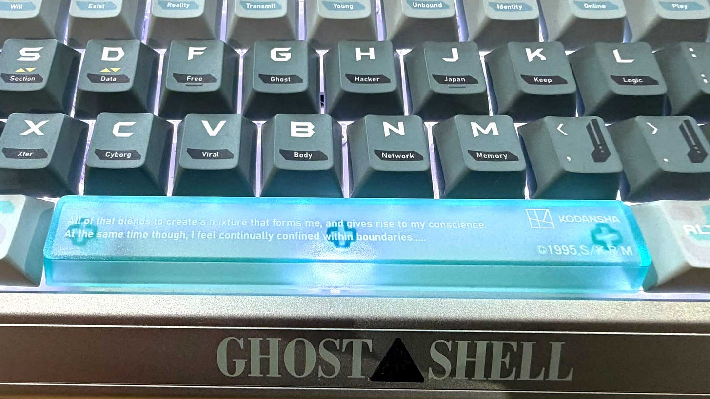 IQUNIX EV63 Ghost in the Shell Edition details IQUNIX EV63 Ghost in the Shell Edition details