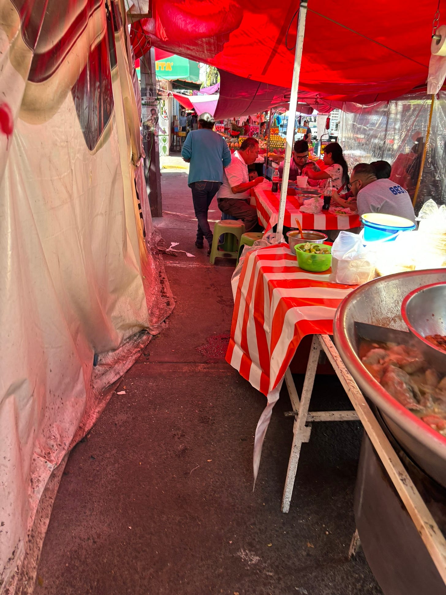 Food stand.