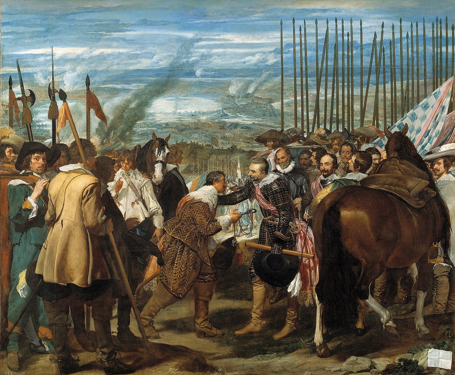 Velazquez Surrender of Breda lances Velazquez Surrender of Breda lances