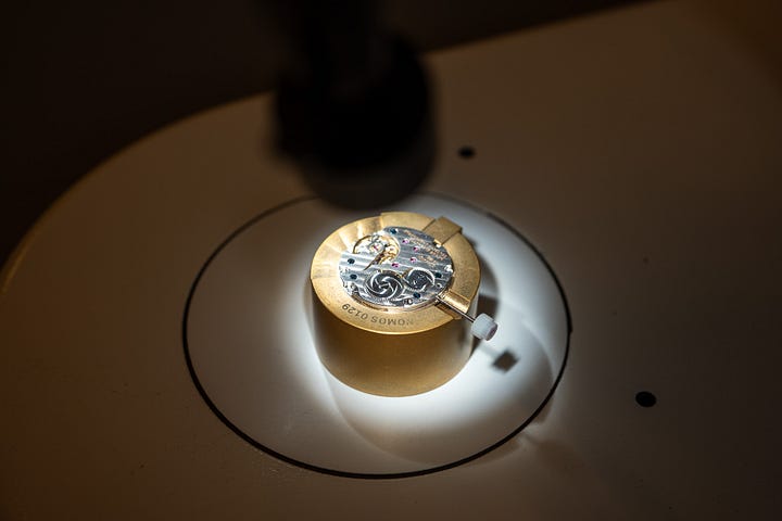 Nomos glashutte manufacture tour
