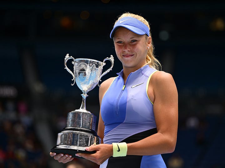 Ksenia Efremova (Eurosport.fr + AusOpen.com)