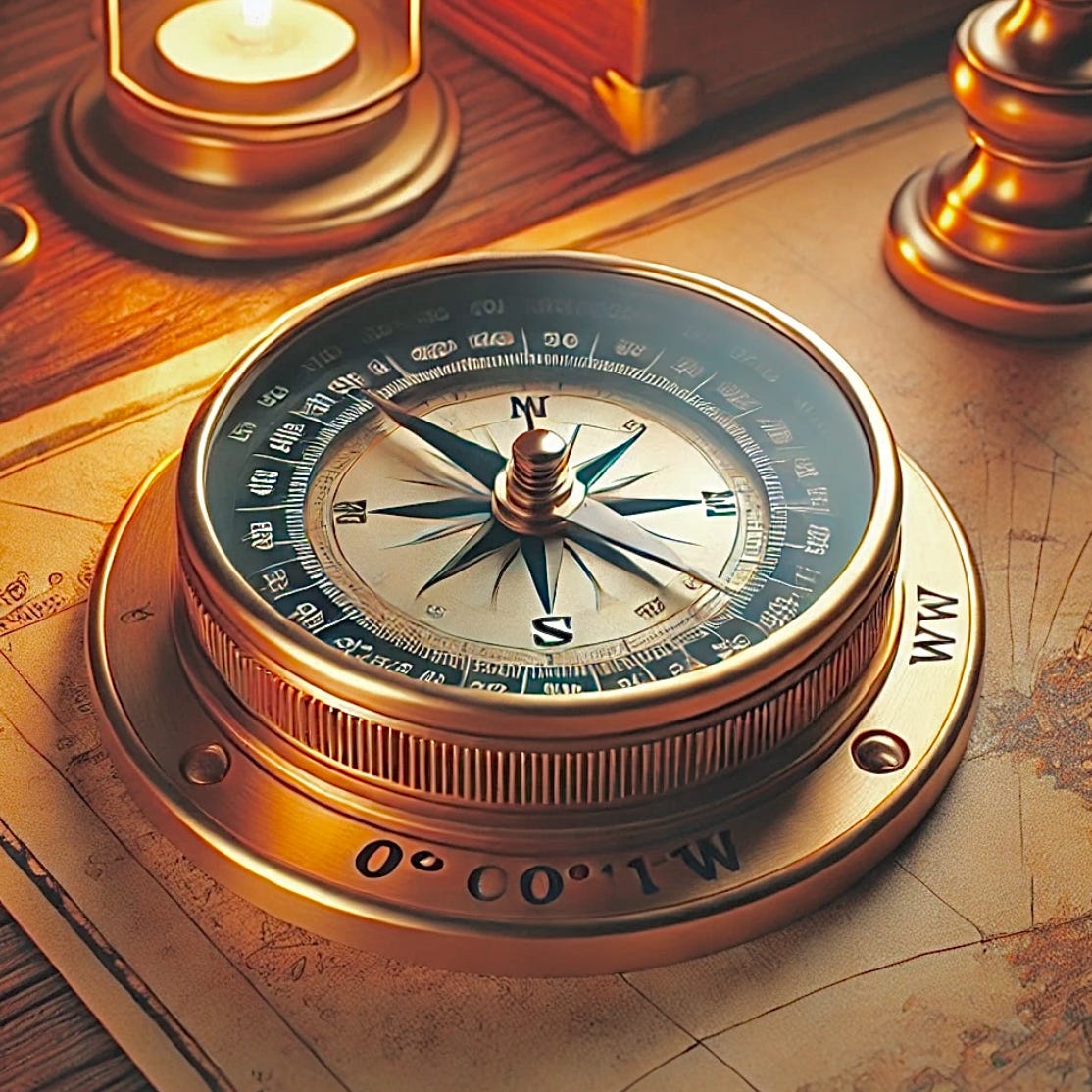 One Second West (0°0'1" W) 001west.com