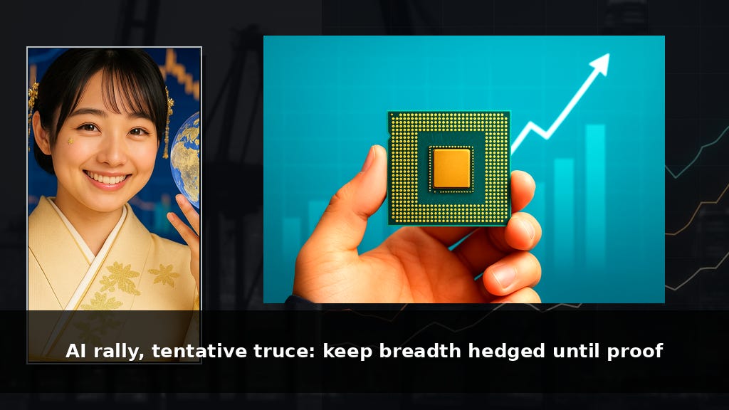 AI rally, tentative truce: keep breadth hedged until proof