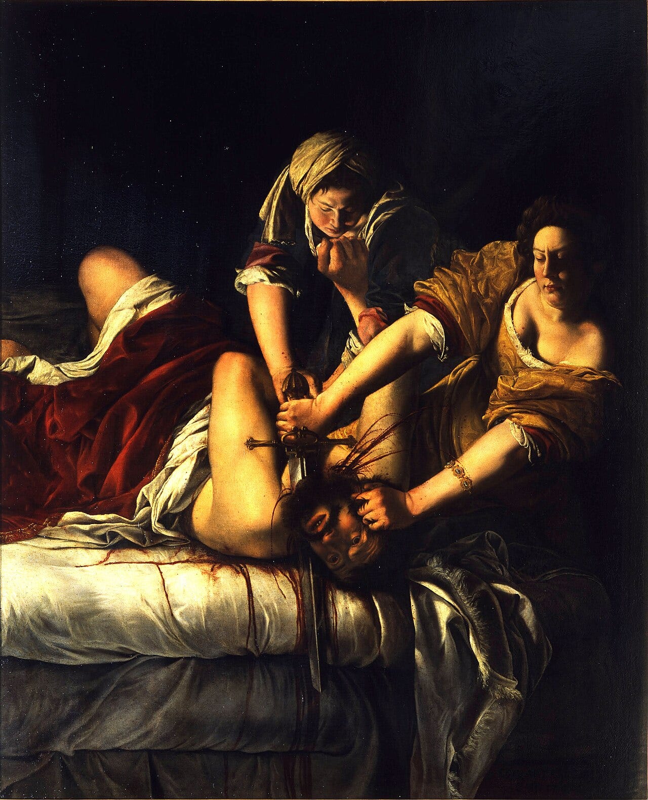 Judith Slaying Holofernes, Artemisia Gentileschi, c. 1614-1620 Judith Slaying Holofernes, Artemisia Gentileschi, c. 1614-1620