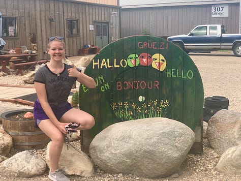 Phia Enjoying Our Yellowstone Adventure