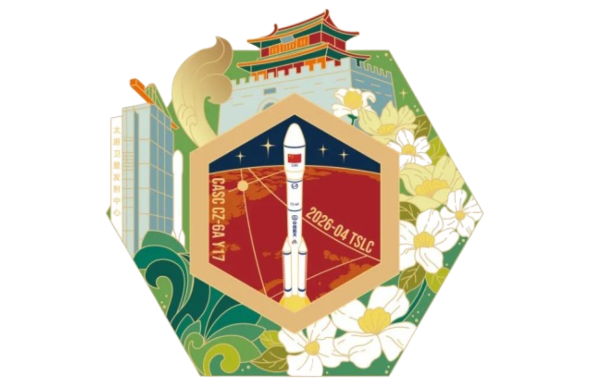 The Shanghai Academy of Spaceflight Technology’s patch for the Long March 6A Y17 launch mission on April 8th/9th 2026.