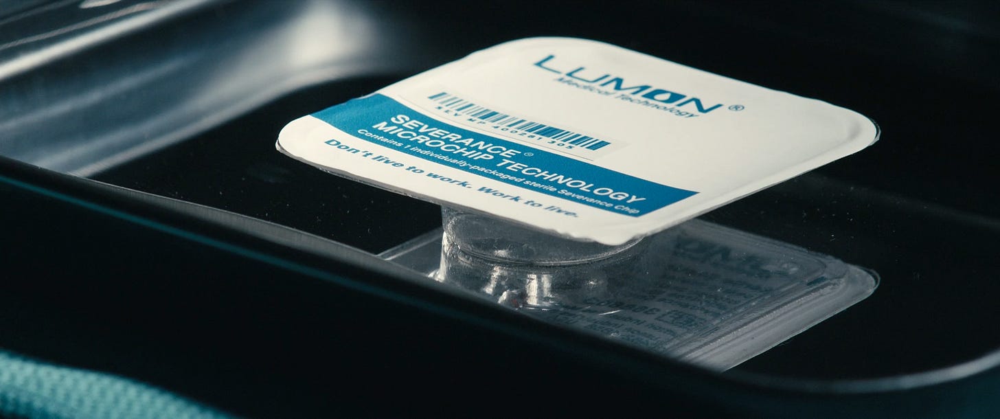 The Severance Microchip as seen in the show