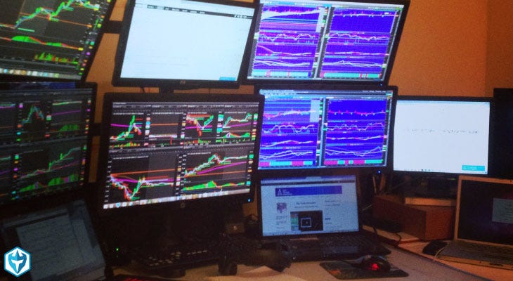 Day Trading Computer & Multi-Monitor Setup