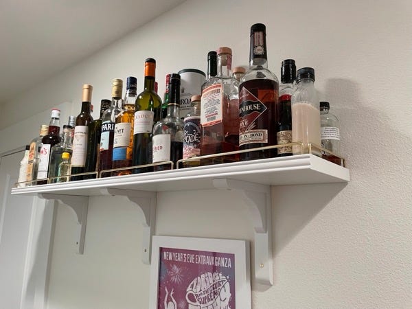 booze shelf