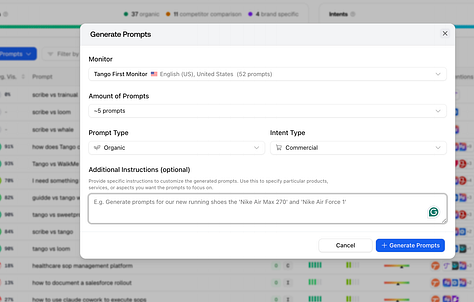 adding prompts for ai search in different tools