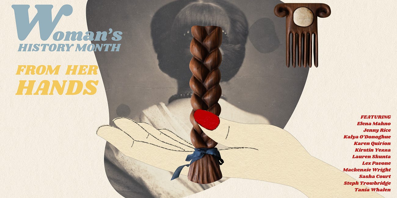 From Her Hands: A Women's History Month Art Project