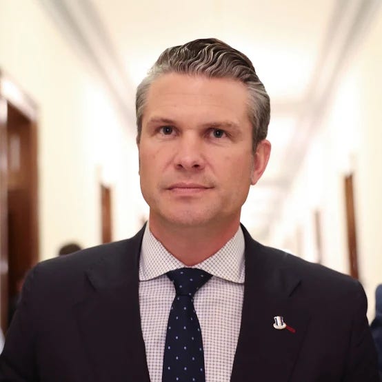 WASHINGTON, DC - DECEMBER 04: U.S. President-elect Donald Trump's nominee to be Secretary of Defense Pete Hegseth arrives for a meeting with U.S. Sen. Joni Ernst (R-IA) at the U.S. Capitol on December 4, 2024 in Washington, DC. Hegseth continues to meet with Senate Republicans on Capitol Hill as new allegations of alcohol abuse and sexual misconduct have emerged. (Photo by Kevin Dietsch/Getty Images)