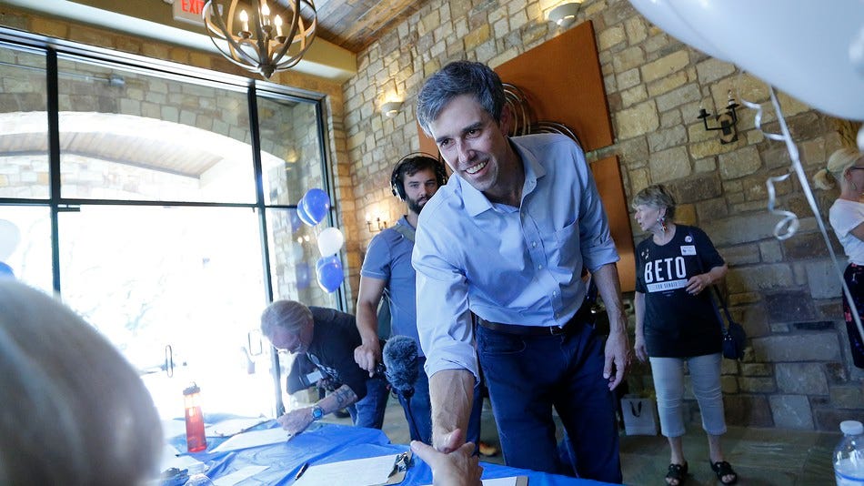 beto o'rourke greeting voters beto o'rourke greeting voters