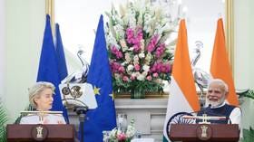 EU’s von der Leyen pushes trade deal with India