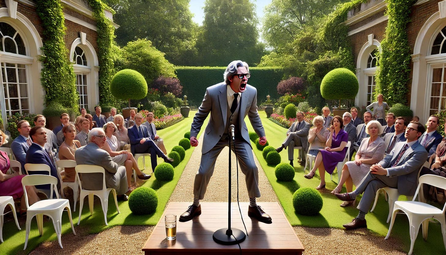 Cartoon - Starmer Letting off Steam