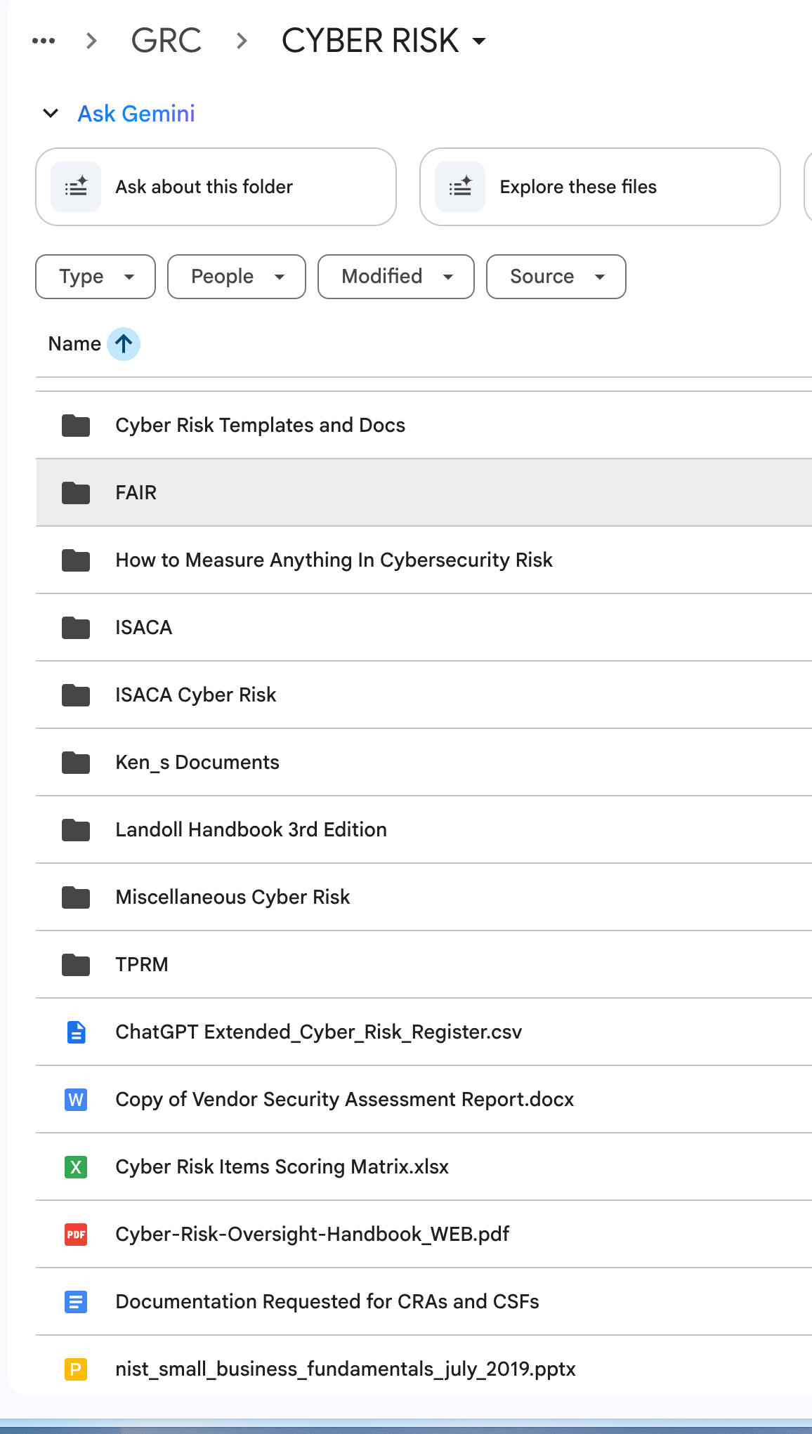 Google Drive GRC and Cyber Risk Google Drive GRC and Cyber Risk