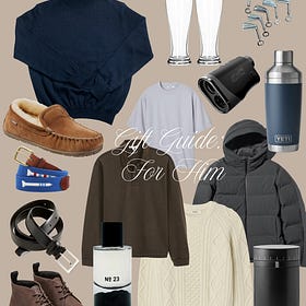 Gift Guides: For Him + Little Luxuries
