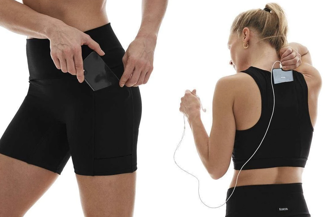 k-deer pocket theft proof shorts and sport bra k-deer pocket theft proof shorts and sport bra