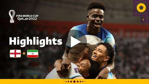 Young Lions shine in opener | England v Iran highlights | FIFA World Cup Qatar 2022