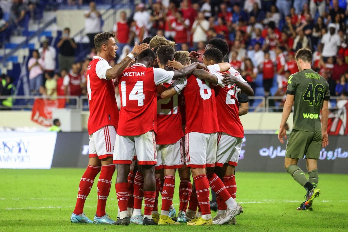 Arsenal 2-1 AC Milan: Rossoneri fall to defeat in first Dubai friendly
