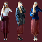 How To Style A Sheer Skirt For Fall