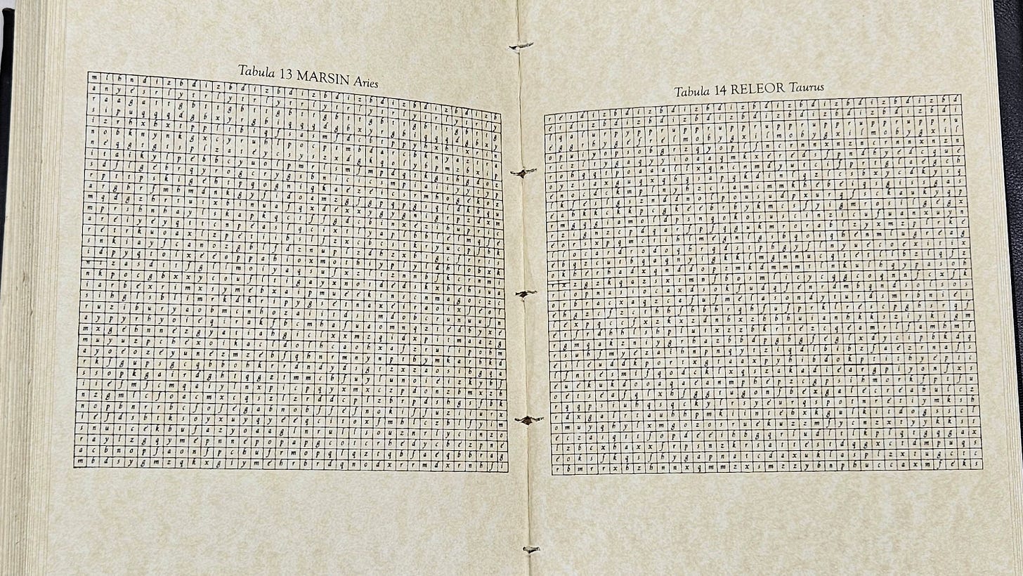 Libro del Grimorio Soyga Verum, Gran Grimorio, encuadernado en cuero.
