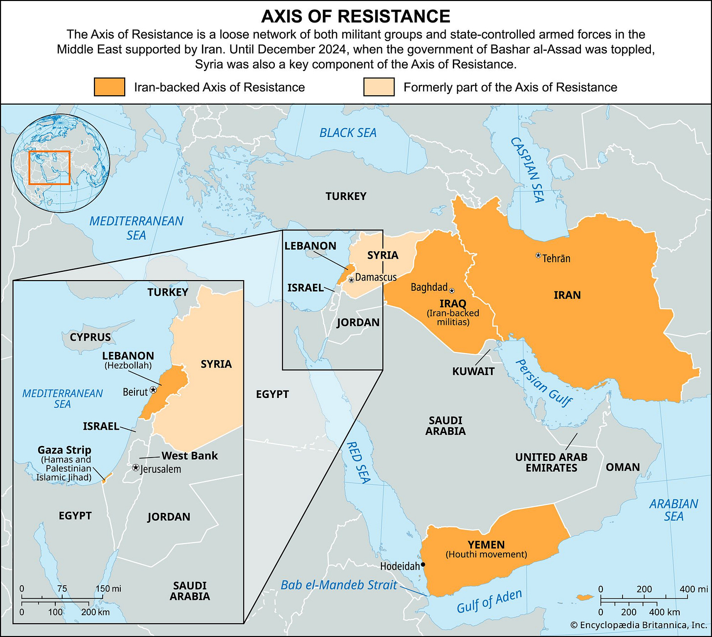 Axis of Resistance | Groups, Countries, Map, Leaders, Middle East, Iran,  Hezbollah, Hamas, Syria, & Houthi | Britannica
