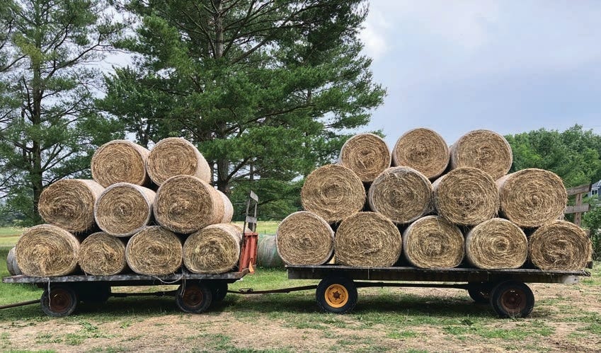 Secure Your Hay Load Before You Hit the Road Secure Your Hay Load Before You Hit the Road