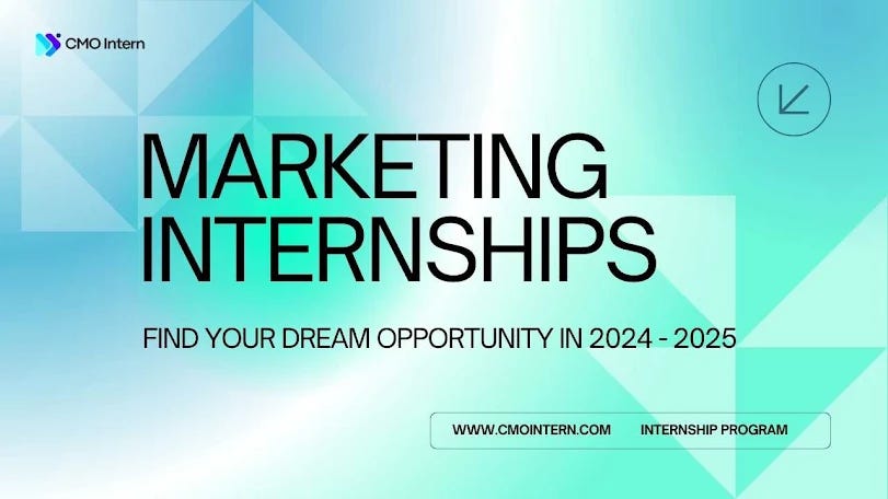 Marketing internship  2024 - 2025