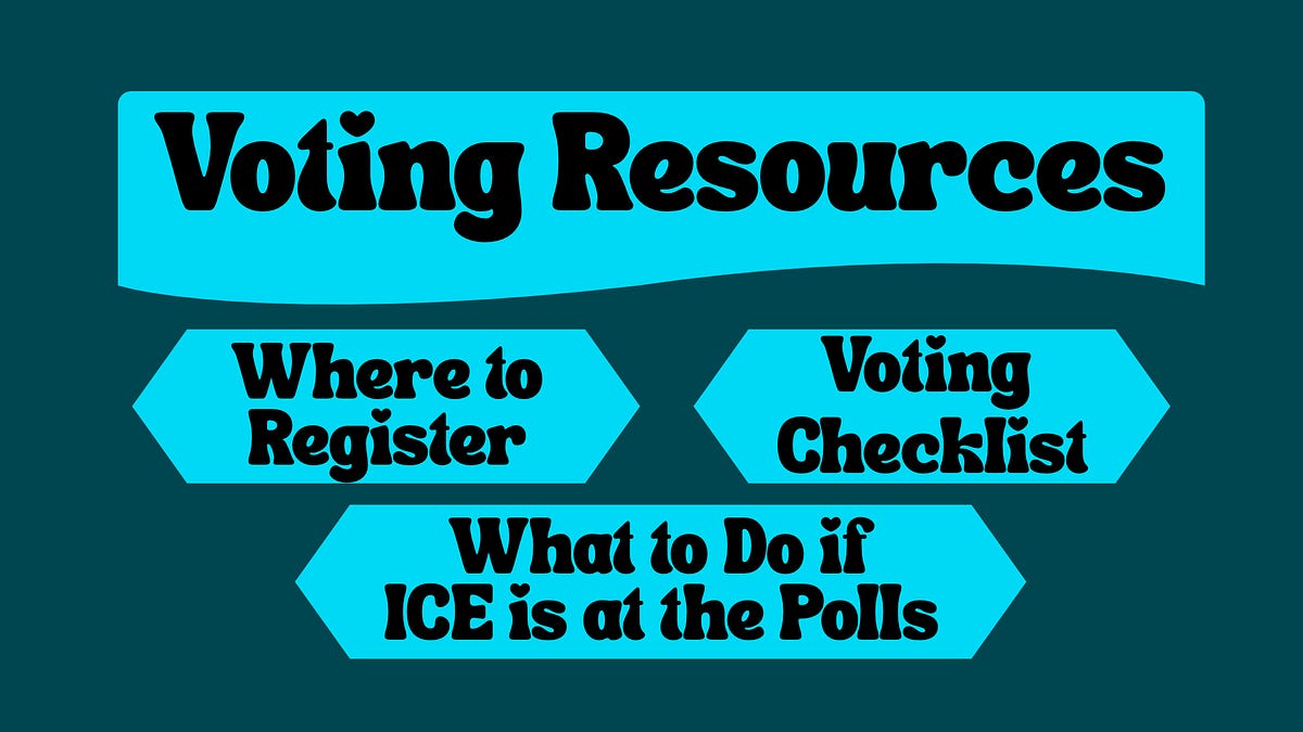 VOTE VOTE VOTE: Voter Resources, Guides & Checklist