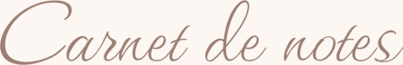 Carnet de notes