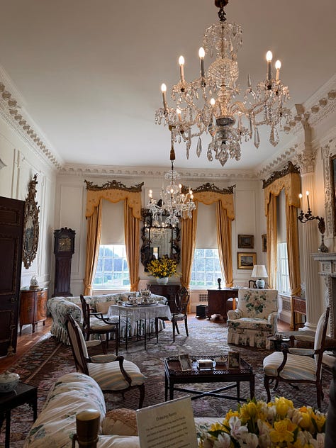 The Old Westbury Gardens, where episodes of Sex and the City ( “I Love a Charade"), Gossip Girl (“The Grandfather" — which I happened to watch last night), and The Gilded Age were filmed. Movies shot here include North by Northwest, Cruel Intentions, Age of Innocence, and most importantly — Hitch