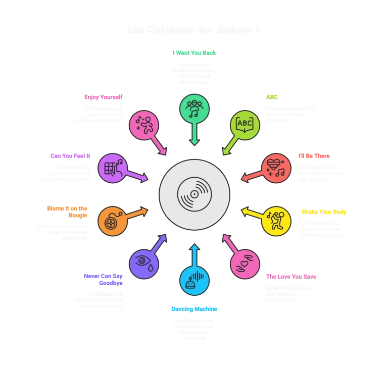 jackson five 5 top 10 classiques radio funk visual selection Philadelphia International Records
