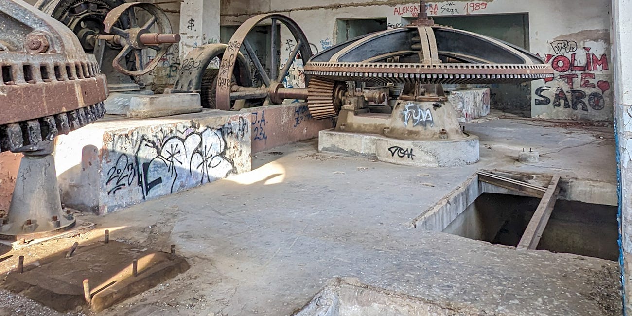 The Abandoned, Original, Hydro Power Plant in Banja Luka