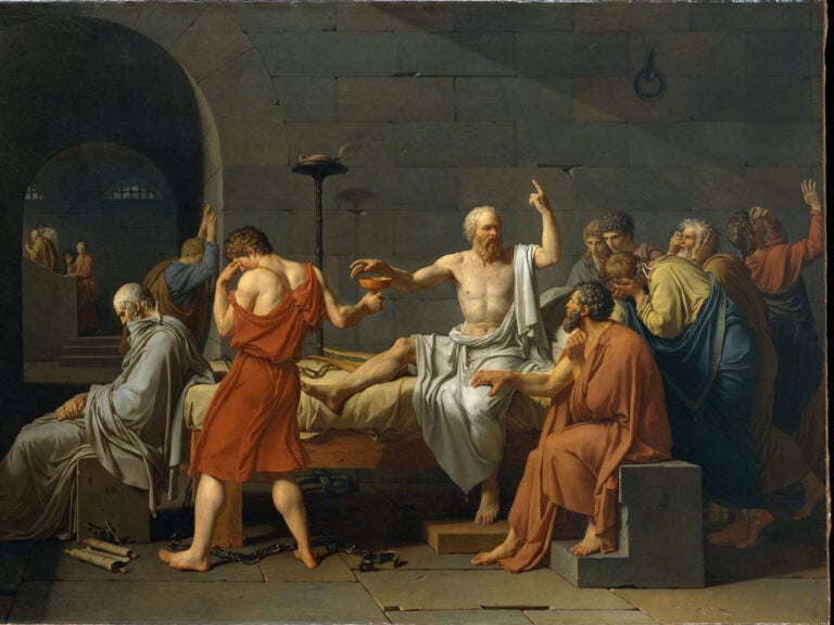 Jacques Louis David, The Death of Socrates
