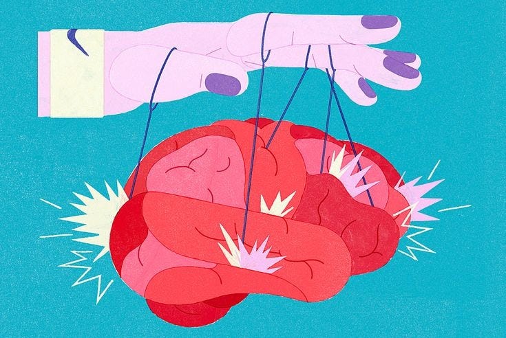 This may contain: an illustration of a human being held by a hand This may contain: an illustration of a human being held by a hand