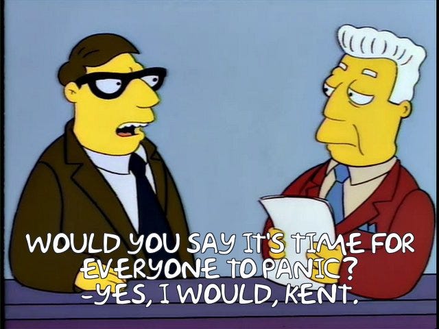 Your Morning Dump... Where it's time for everyone to panic - The Sports Daily Your Morning Dump... Where it's time for everyone to panic - The Sports Daily