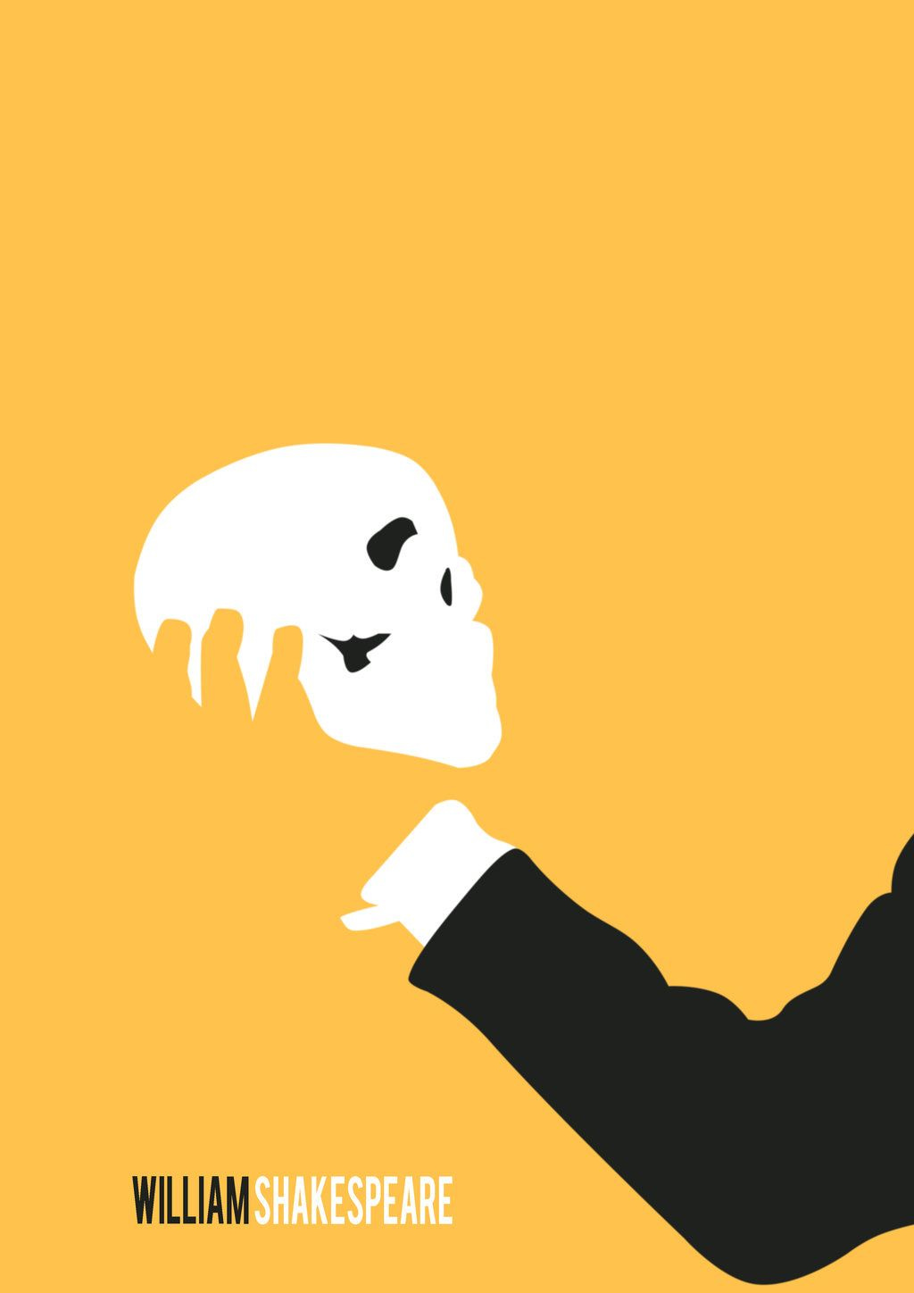 Shakespeare minimalist poster 3 | Graphic poster, Graphic design books,  Book cover design