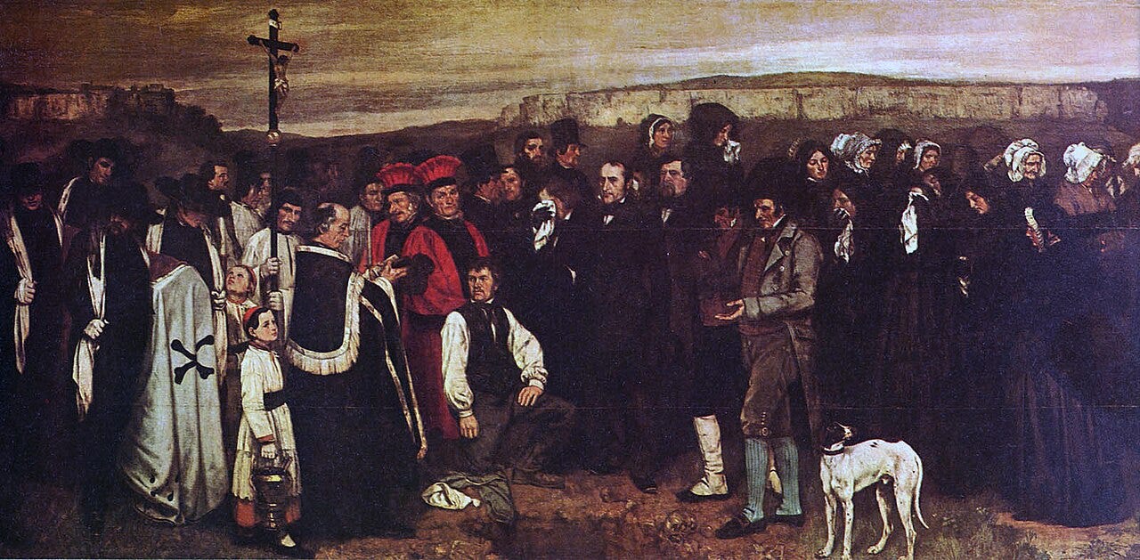 Courbet Burial at Ornans Courbet Burial at Ornans