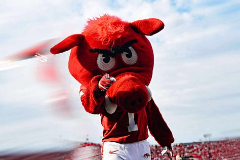 Arkansas football photos.
