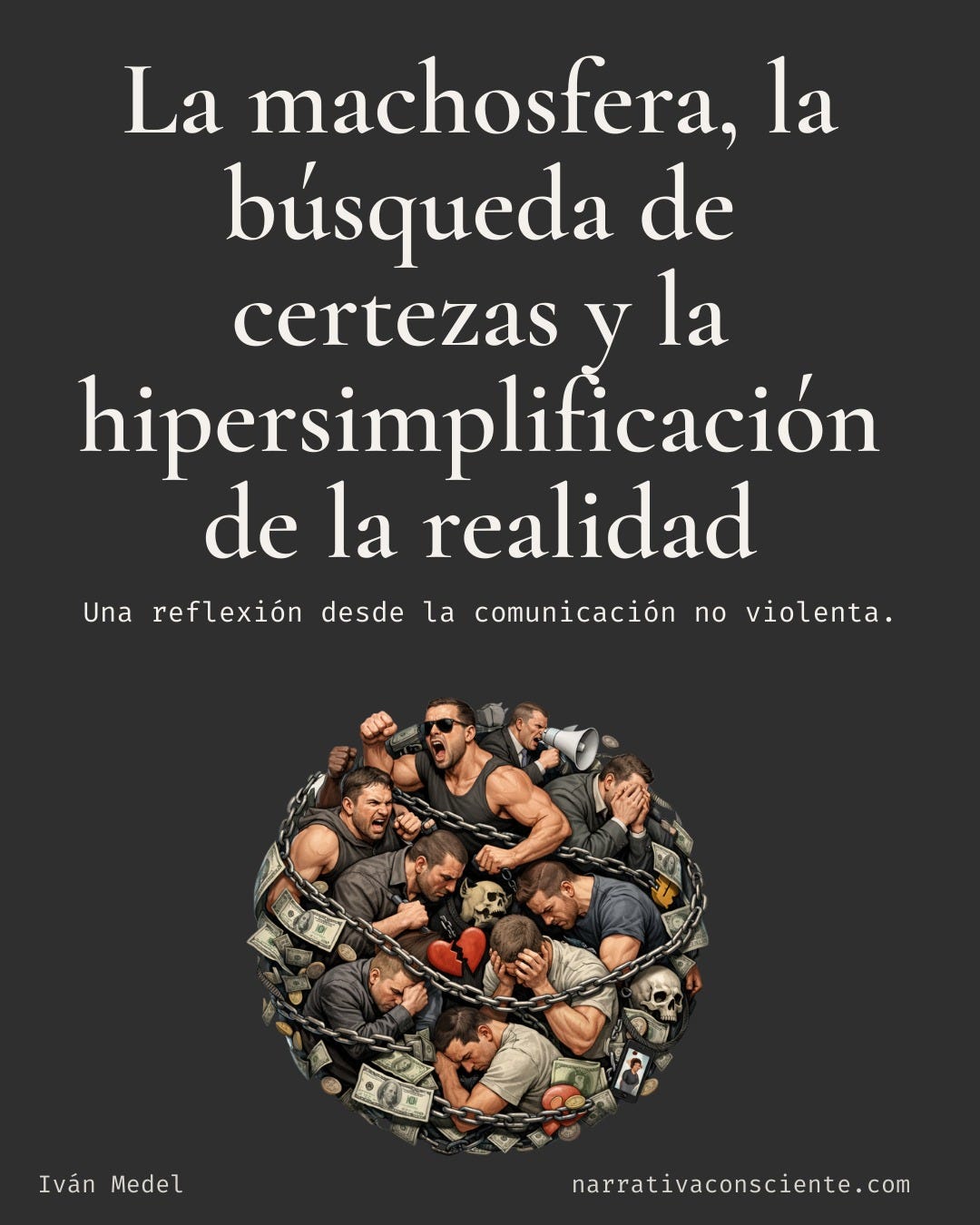 La machosfera, la búsqueda de certezas y la hiper simplificación de la realidad.