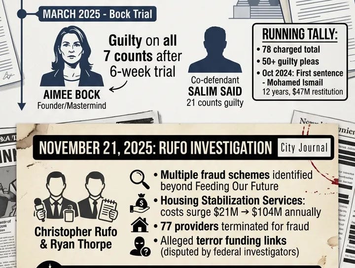 Infographic: The Fall of the Minnesota Democrat Scam Machine