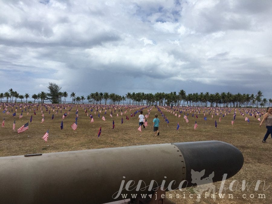 Memorial Day Flags | JessicaFawn.com