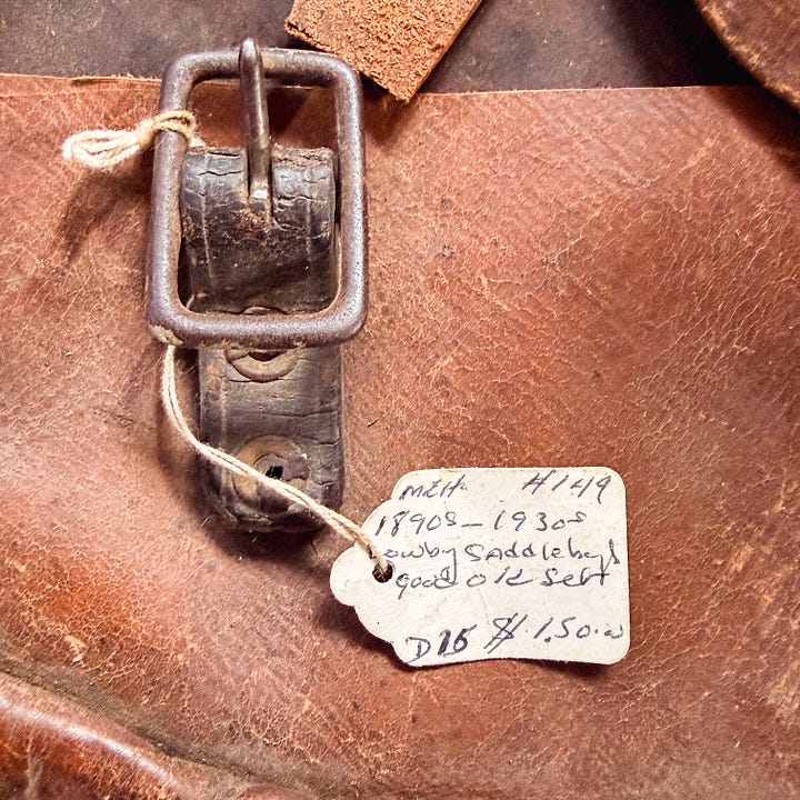 antique. leather for making my journal