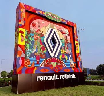 Renault Unveils Iconic Art Installation at Delhi Airport | GearFliQ
