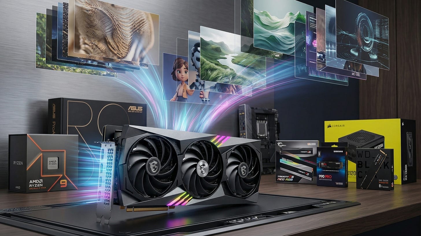 RTX 4090 AI workstation build for fast local video generation