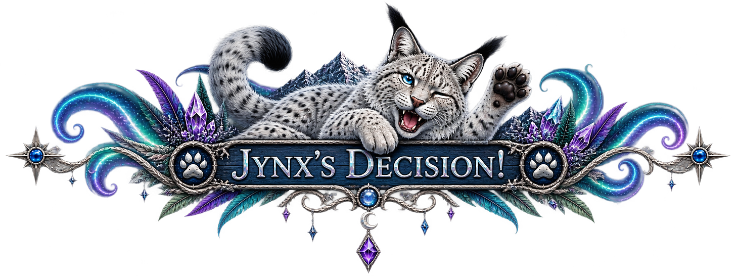 Jynx's decision divider image.