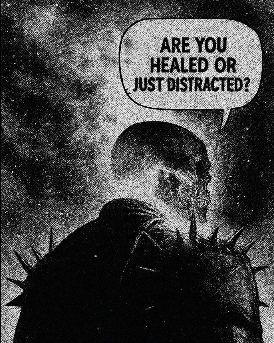 are you healed or just distracted? are you healed or just distracted?