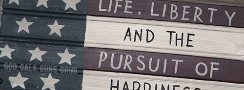 God, Gals, Guns, Grub: Life, Liberty, and the pursuit of Happiness...