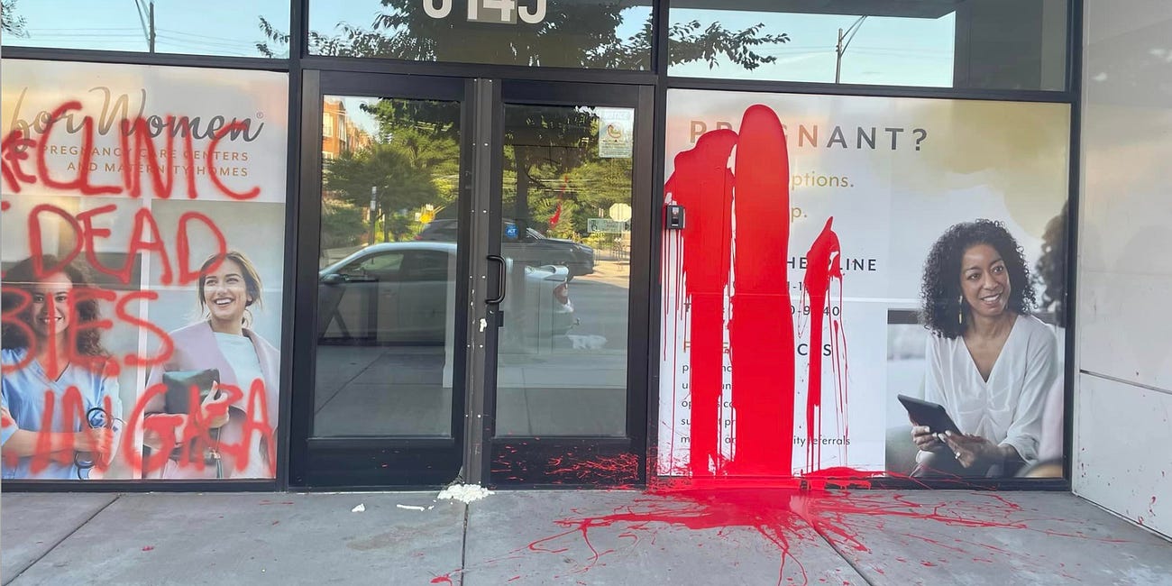 DNC in Chicago: multiple babies killed by abortion and pregnancy center vandalized 